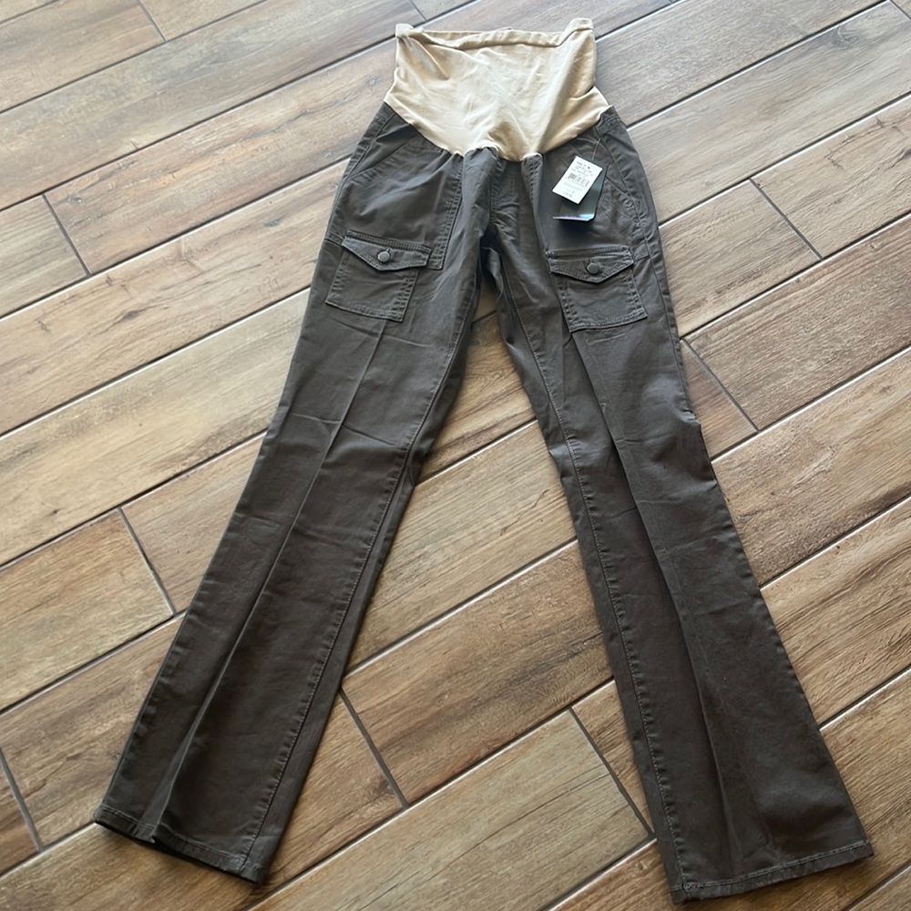 Maternity army green cargo Size Small